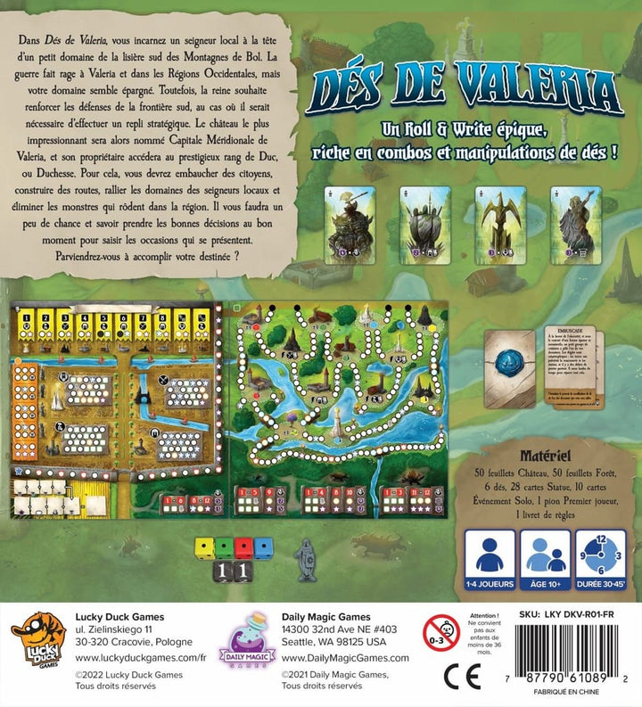 Dés de Valeria (FR) JEUX - Famille