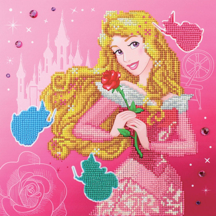 Diamond Dotz - La gracieuse Aurore - Motif partiel PASSE-TEMPS - Broderie diamant