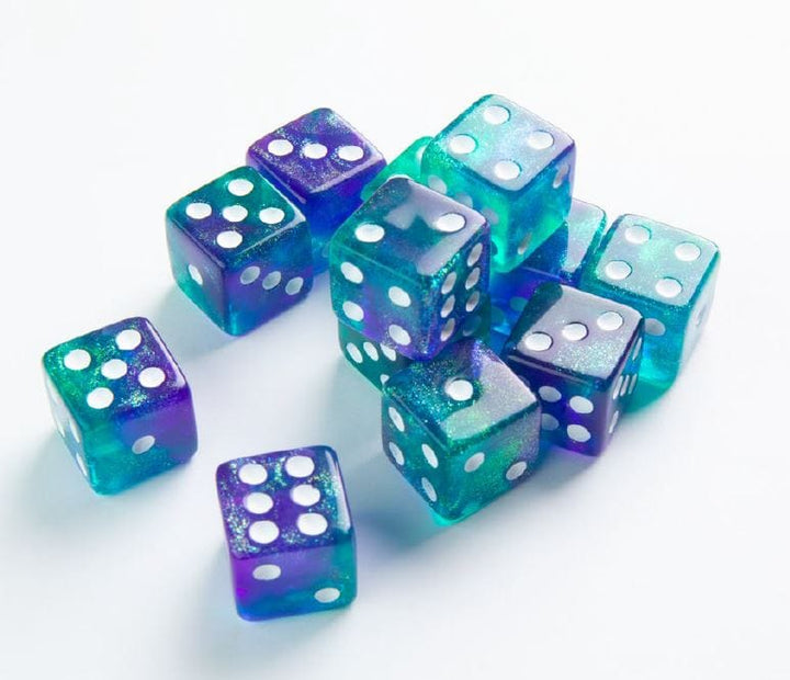Dice: 12x D6: 16 mm: Galaxy Series: Neptune (ML) JEUX - Dés et jeux de rôles - Dés - Dés standards