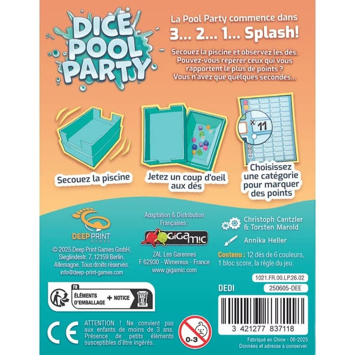Dice Pool Party (FR) JEUX - Famille
