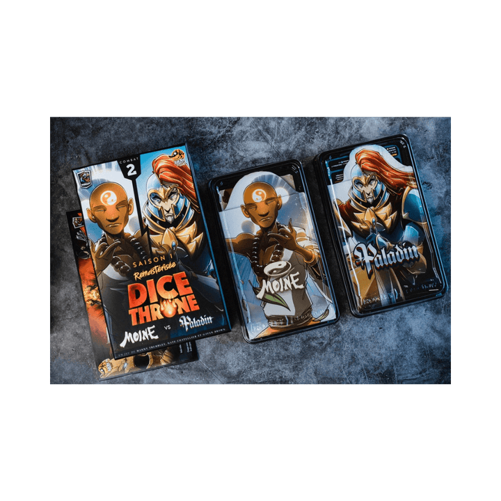 Dice Throne Sais. 1 - Moine contre Paladin (FR) JEUX - Jeux de cartes