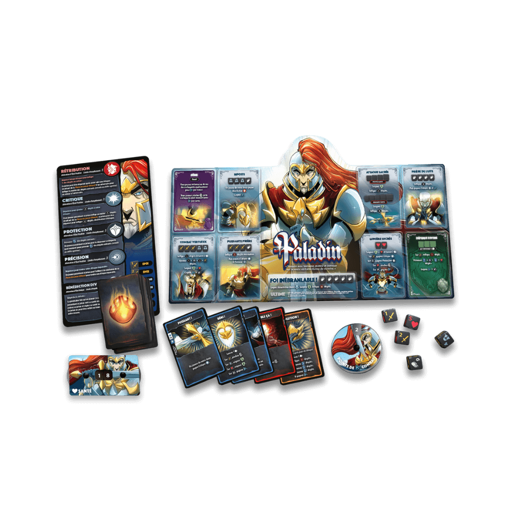 Dice Throne Sais. 1 - Moine contre Paladin (FR) JEUX - Jeux de cartes
