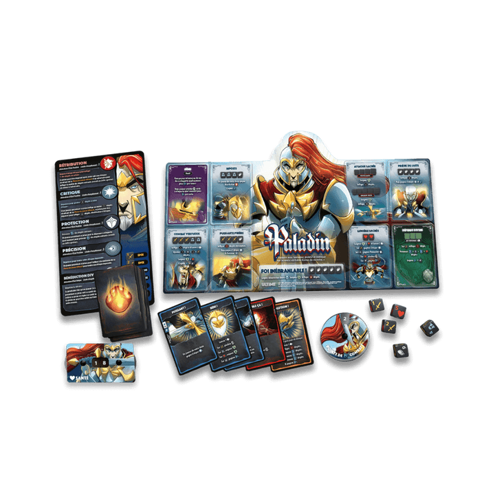 Dice Throne Sais. 1 - Moine contre Paladin (FR) JEUX - Jeux de cartes