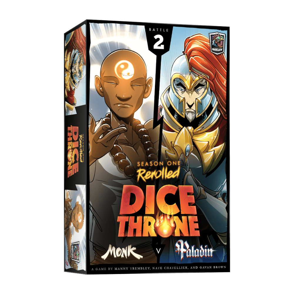Dice Throne Sais. 1 - Moine contre Paladin (FR) JEUX - Jeux de cartes