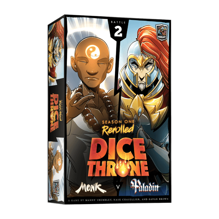 Dice Throne Sais. 1 - Moine contre Paladin (FR) JEUX - Jeux de cartes
