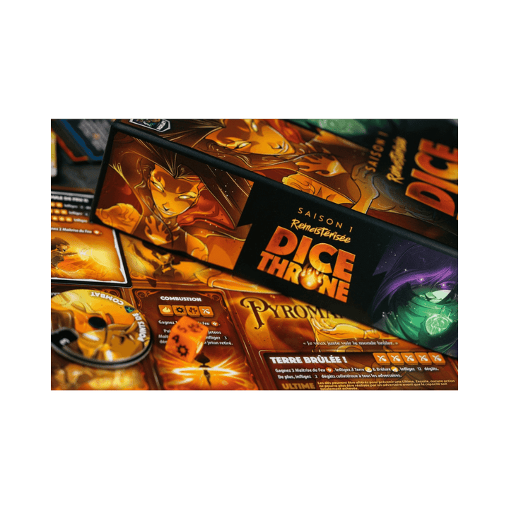 Dice Throne Sais. 1 - Pyromancien contre Voleur de l'ombre (FR) JEUX - Jeux de cartes