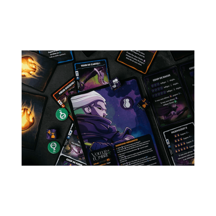 Dice Throne Sais. 1 - Pyromancien contre Voleur de l'ombre (FR) JEUX - Jeux de cartes