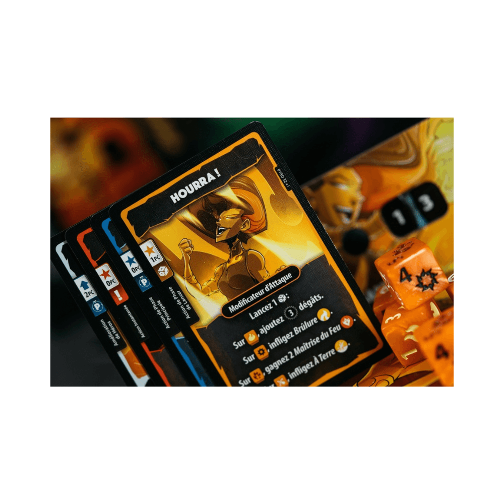 Dice Throne Sais. 1 - Pyromancien contre Voleur de l'ombre (FR) JEUX - Jeux de cartes