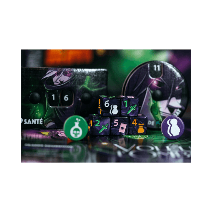 Dice Throne Sais. 1 - Pyromancien contre Voleur de l'ombre (FR) JEUX - Jeux de cartes