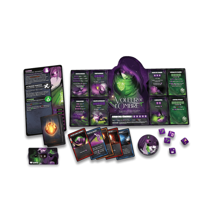 Dice Throne Sais. 1 - Pyromancien contre Voleur de l'ombre (FR) JEUX - Jeux de cartes
