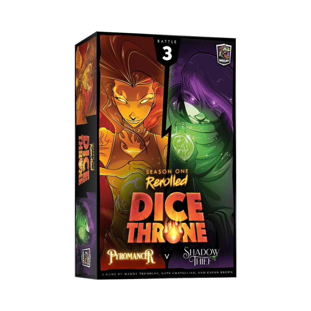 Dice Throne Sais. 1 - Pyromancien contre Voleur de l'ombre (FR) JEUX - Jeux de cartes
