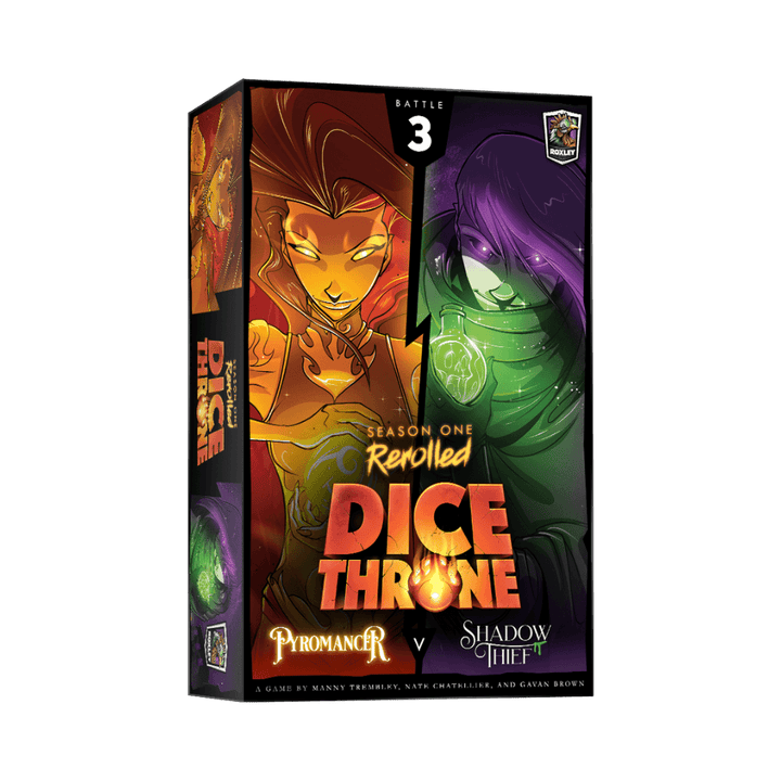Dice Throne Sais. 1 - Pyromancien contre Voleur de l'ombre (FR) JEUX - Jeux de cartes