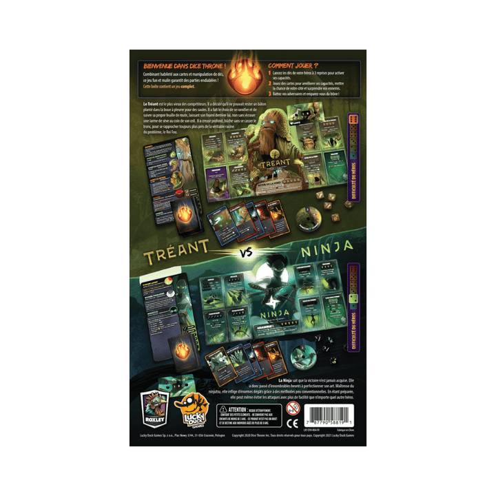 Dice Throne Sais. 1 - Treant contre Ninja (FR) JEUX - Jeux de cartes