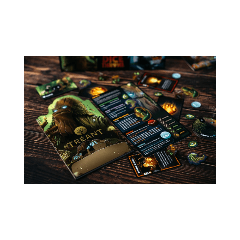 Dice Throne Sais. 1 - Treant contre Ninja (FR) JEUX - Jeux de cartes