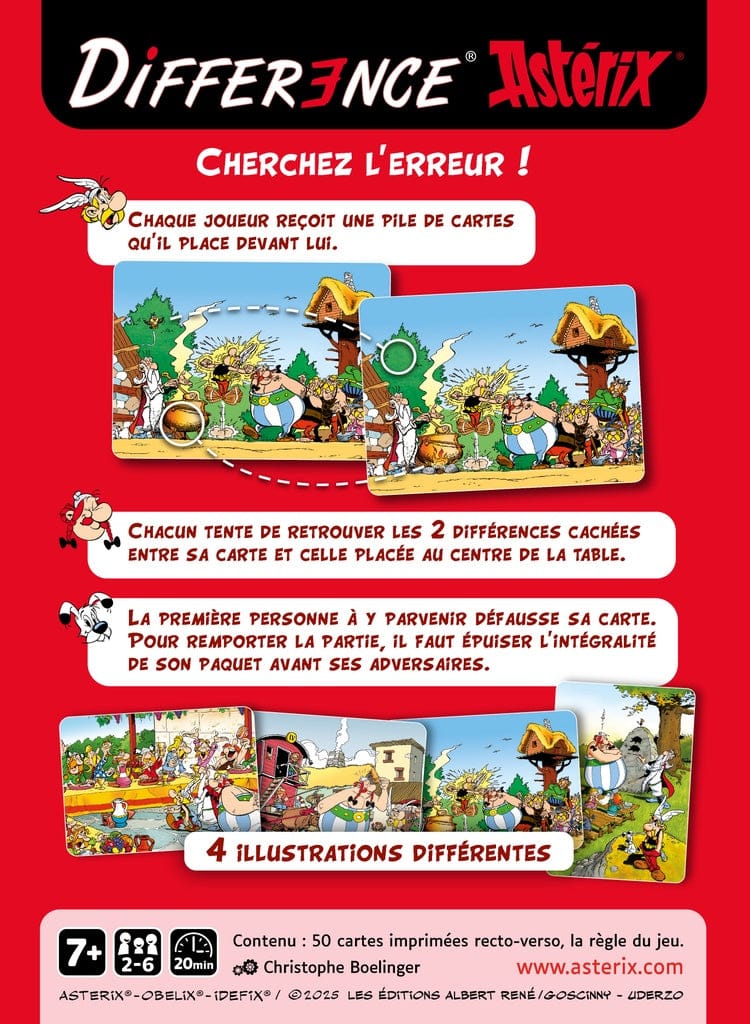 Différence : Astérix (FR) JEUX - Famille