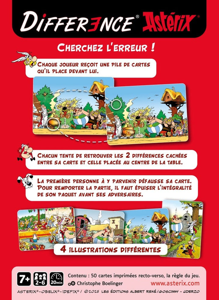Différence : Astérix (FR) JEUX - Famille