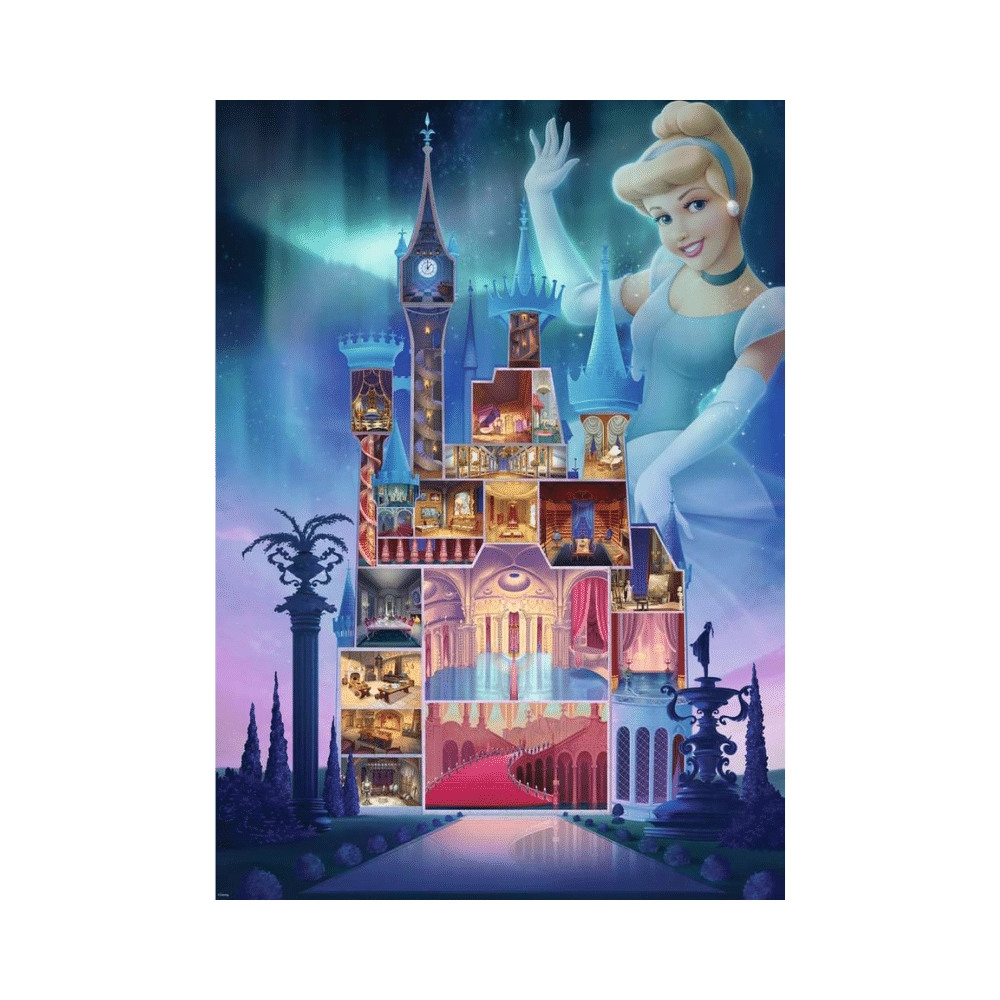 Disney Castle: Cinderella (1000  pc) CASSE-TÊTE - 1000 morceaux