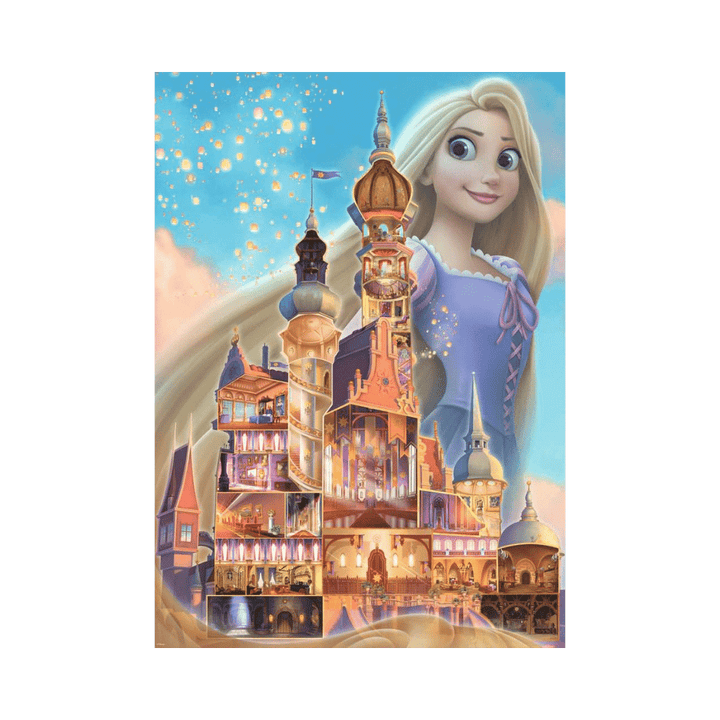 Disney Castle: Rapunzel (1000 pc) CASSE-TÊTE - 1000 morceaux
