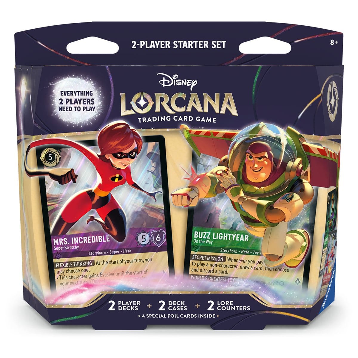 Disney Lorcana TCG - Wilds Unknown - Two-Player Deck - Elastigirl and Buzz Lightyear (EN) JEUX - Disney Lorcana - Starter Deck