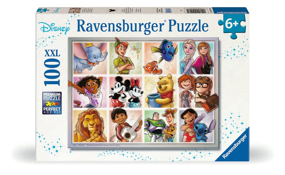 Disney Multicharacter (100 pcs) CASSE-TÊTE - 100 - 150 morceaux