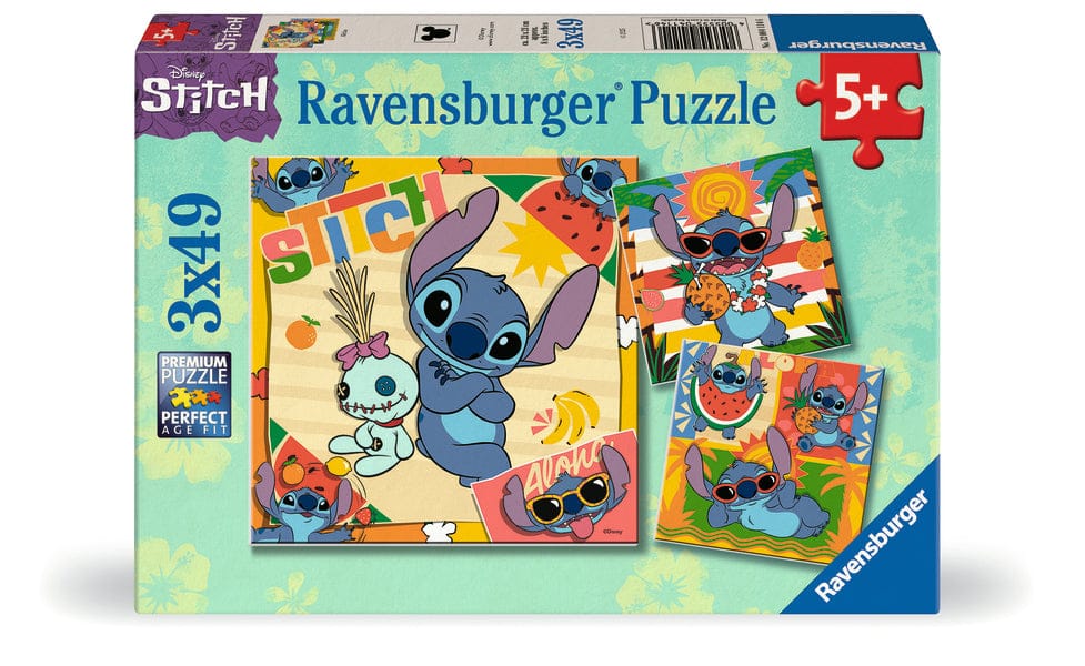 Disney Stitch (3x49 pcs) CASSE-TÊTE - 25-49 morceaux