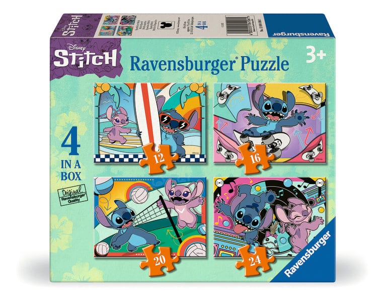 Disney Stitch 4 in a box (12/16/20/24 pcs) CASSE-TÊTE - 2 - 24 morceaux