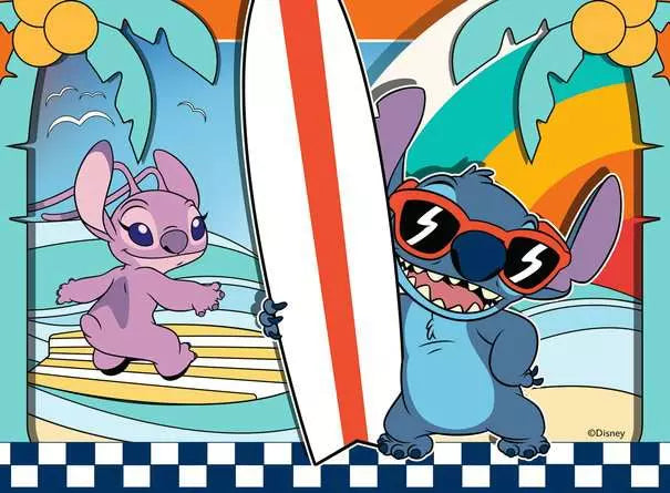 Disney Stitch 4 in a box (12/16/20/24 pcs) CASSE-TÊTE - 2 - 24 morceaux