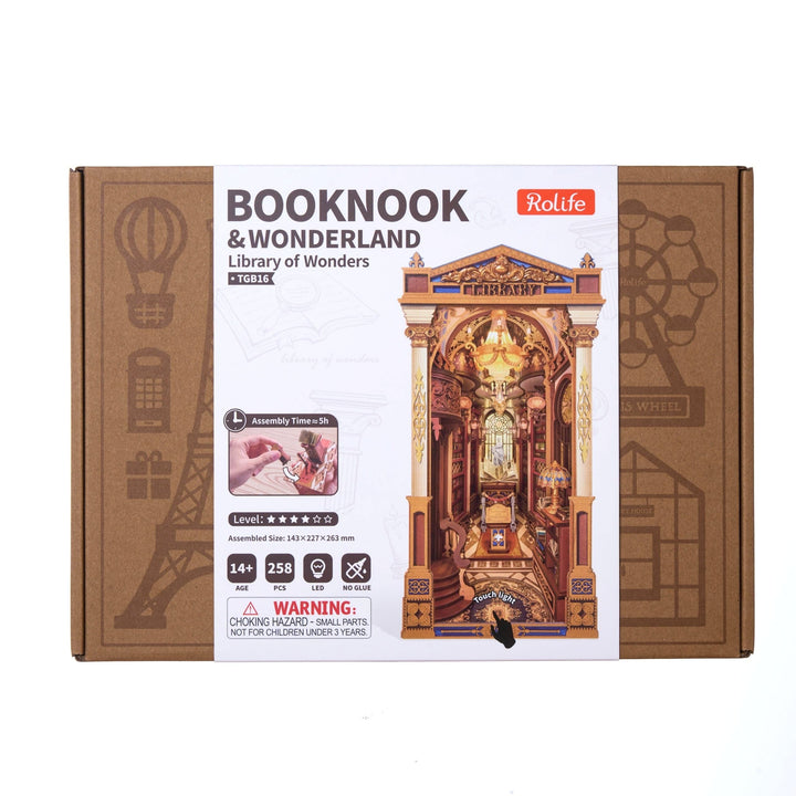 DIY BookNook Bibliothèque des merveilles PASSE-TEMPS - Bricolages