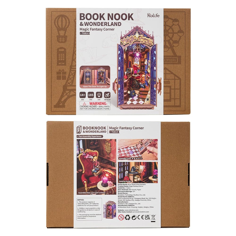 DIY BookNook Coin fantastique magique PASSE-TEMPS - Bricolages