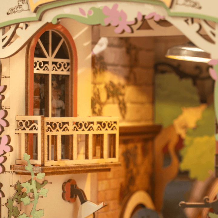 DIY BookNook Coin Floral PASSE-TEMPS - Bricolages