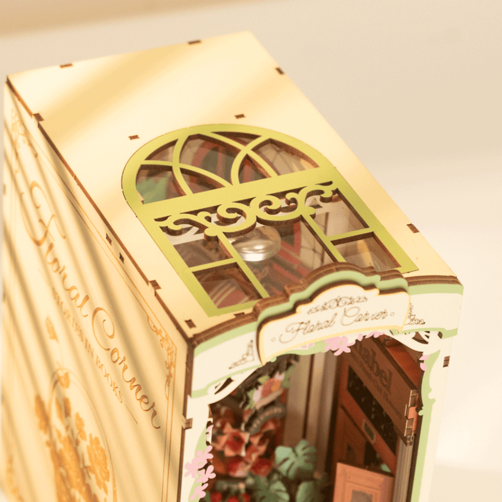 DIY BookNook Coin Floral PASSE-TEMPS - Bricolages