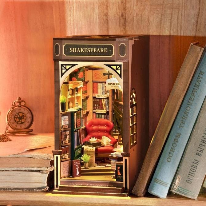 DIY BookNook Librairie PASSE-TEMPS - Bricolages