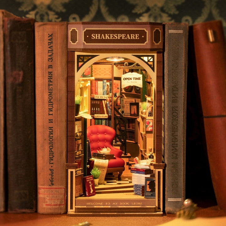 DIY BookNook Librairie PASSE-TEMPS - Bricolages
