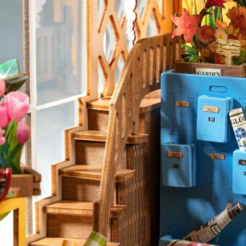 DIY BookNook Maison fleurie PASSE-TEMPS - Bricolages
