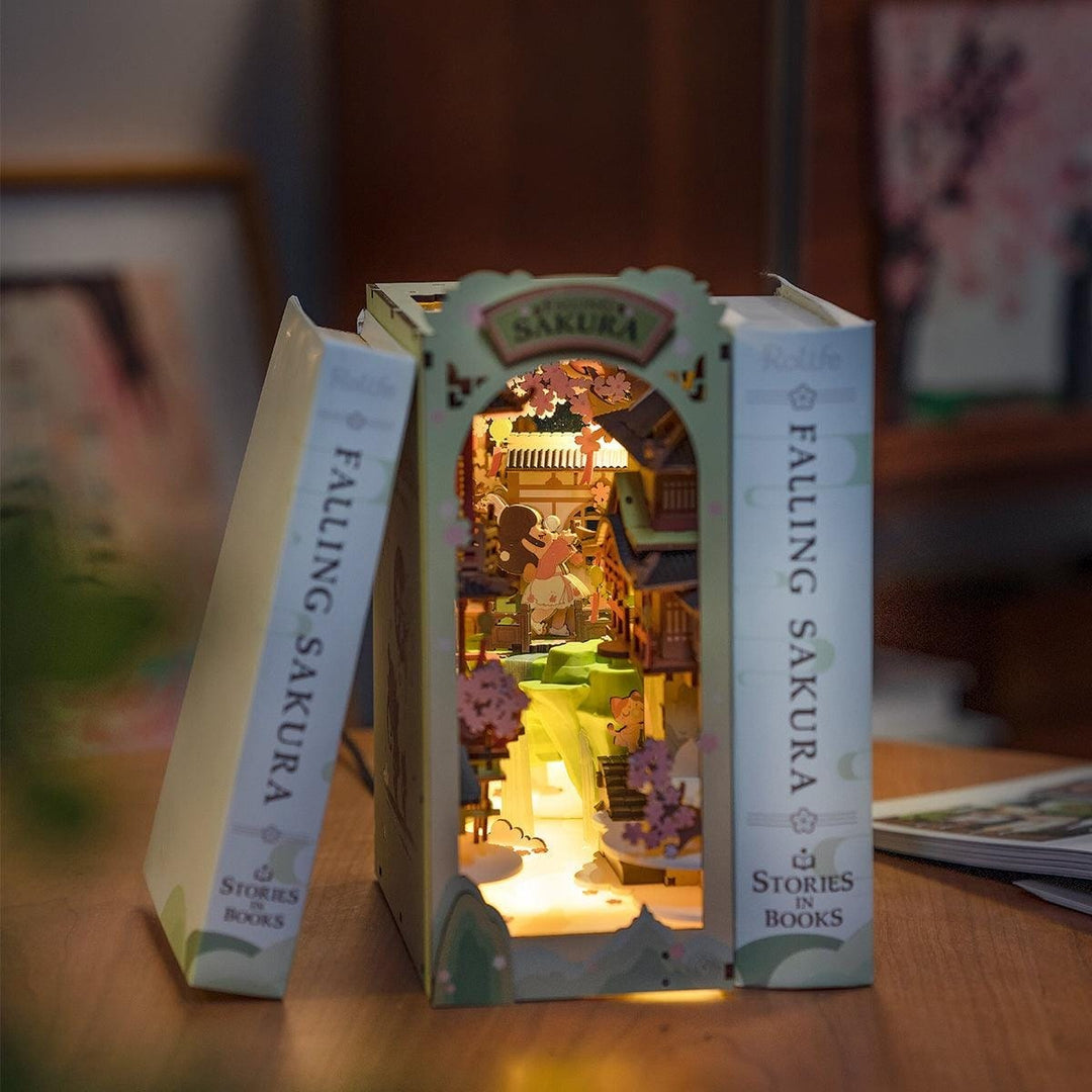 DIY BookNook Pluie de sakura PASSE-TEMPS - Bricolages