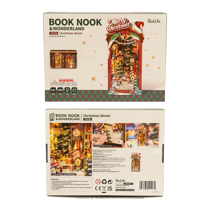 DIY BookNook Rue de Noël PASSE-TEMPS - Bricolages