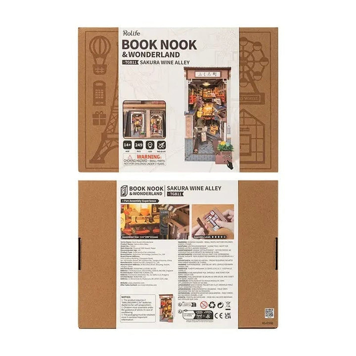 DIY BookNook Ruelle des vins sakura PASSE-TEMPS - Bricolages