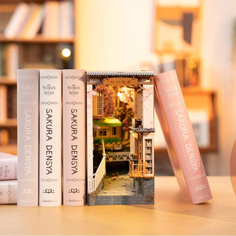 DIY BookNook Tramway sakura PASSE-TEMPS - Bricolages