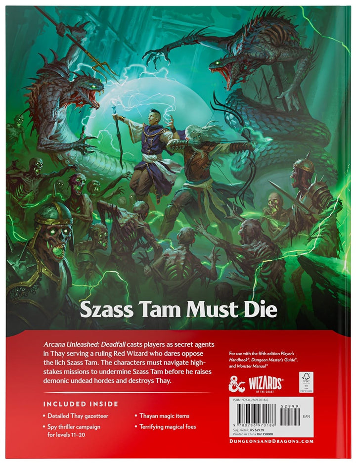 DND RPG Arcana Unleashed Deadfall (EN) JEUX - Dés et jeux de rôles - Livres