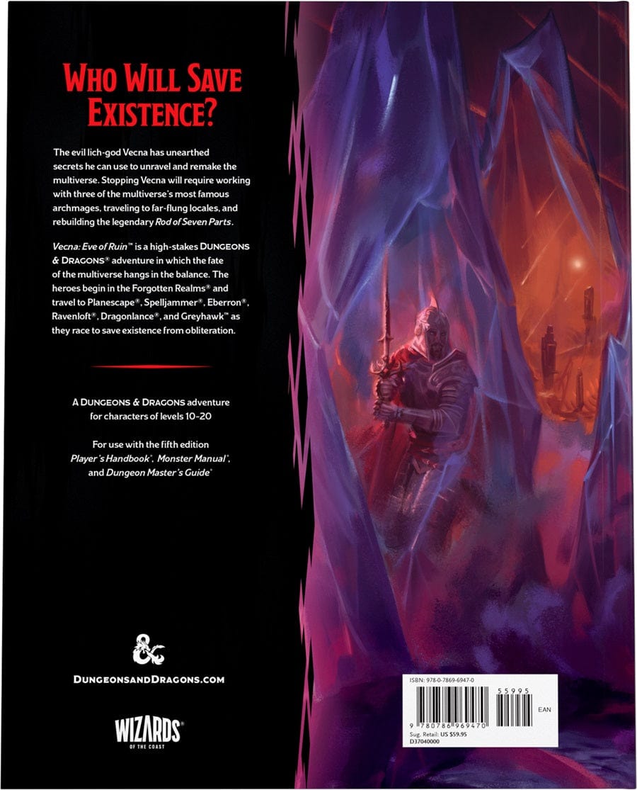 DND RPG Vecna Eve of Ruin (EN) JEUX - Dés et jeux de rôles - Livres
