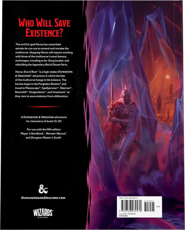 DND RPG Vecna Eve of Ruin (EN) JEUX - Dés et jeux de rôles - Livres