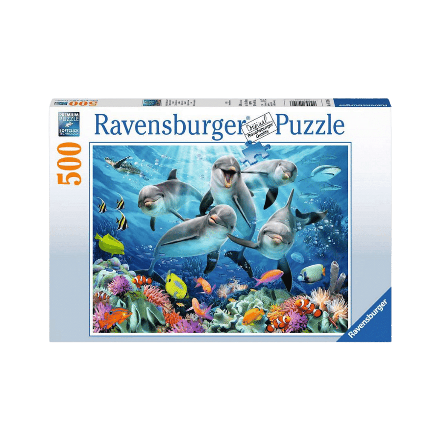Dolphins in the Coral Reef (500 pc) CASSE-TÊTE - 400 - 550 morceaux