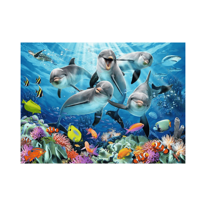 Dolphins in the Coral Reef (500 pc) CASSE-TÊTE - 400 - 550 morceaux