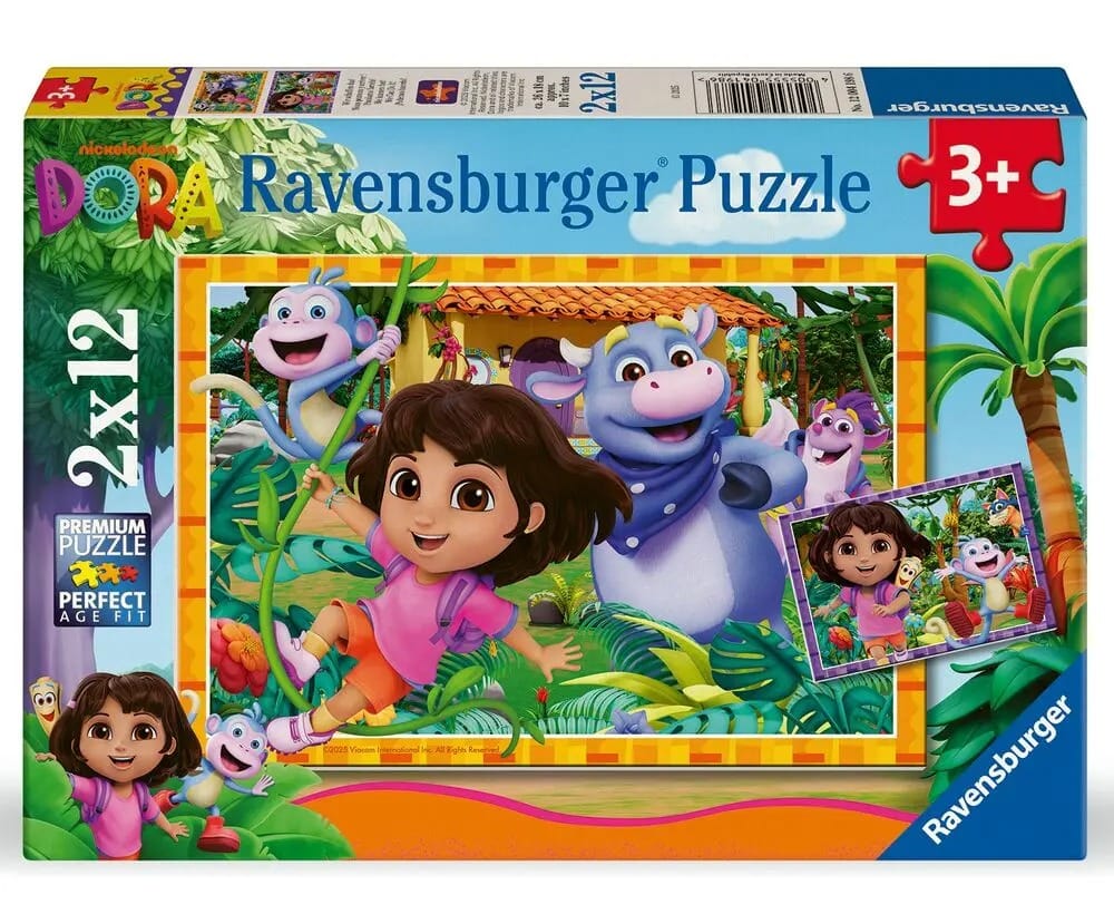 Dora the Explorer (2x12pcs) CASSE-TÊTE - 2 - 24 morceaux