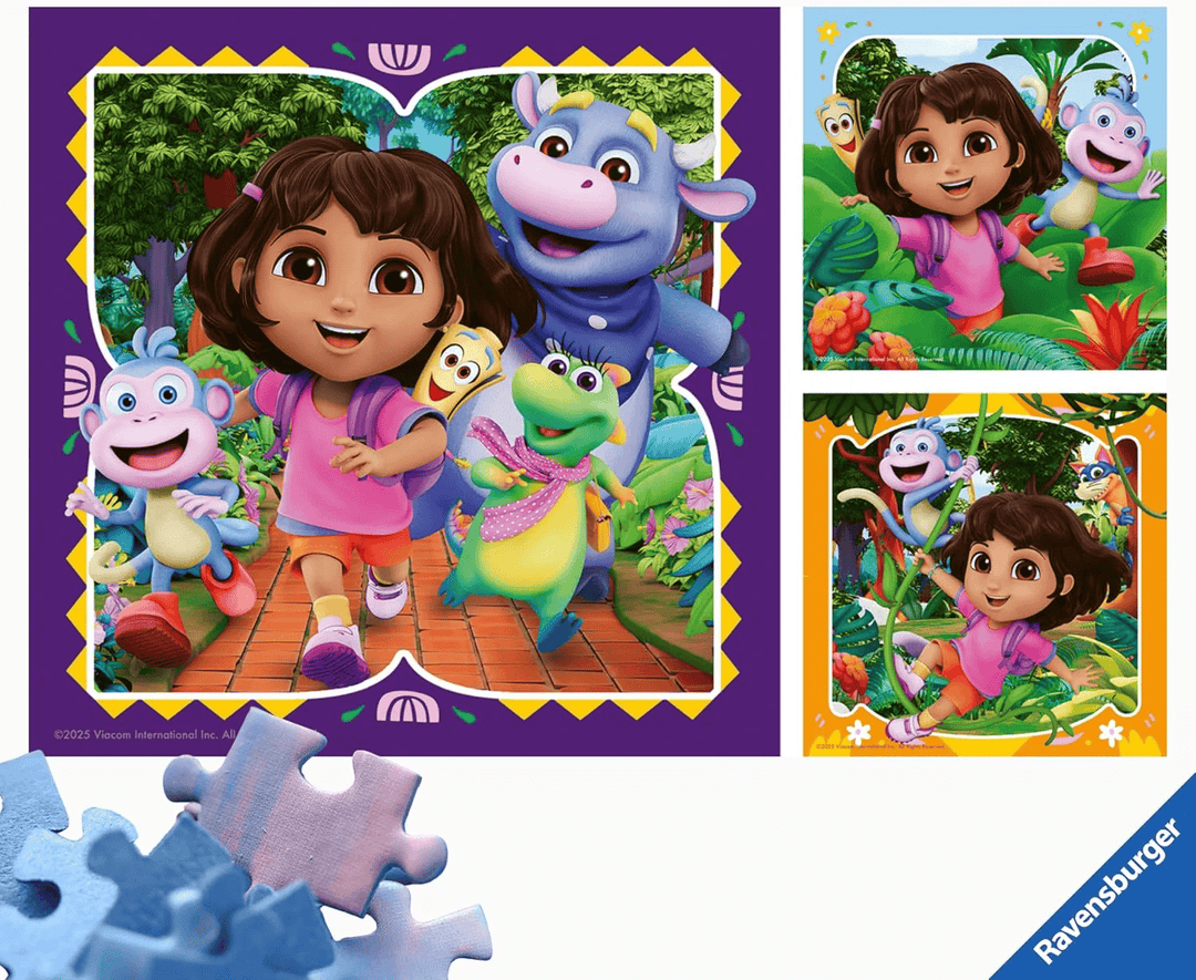 Dora the Explorer (3x49pcs) CASSE-TÊTE - 25-49 morceaux