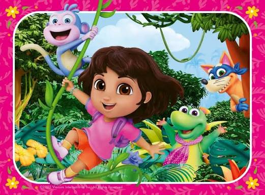 Dora the Explorer 4-in-box (12/16/20/24pcs) CASSE-TÊTE - 2 - 24 morceaux