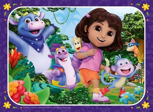 Dora the Explorer 4-in-box (12/16/20/24pcs) CASSE-TÊTE - 2 - 24 morceaux
