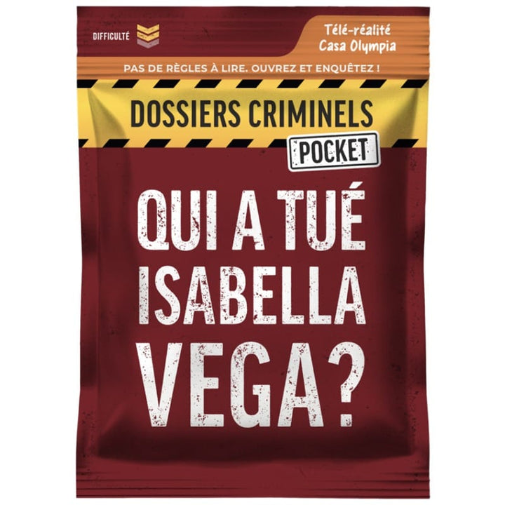 Dossiers Criminels Pocket : Qui a tué Isabella Vega? (FR) JEUX - Détective &amp; évasion
