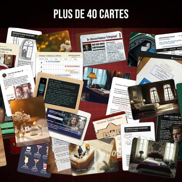 Dossiers Criminels Pocket: Qui a Tué Jasper Van Der Meer? (FR) JEUX - Détective & évasion