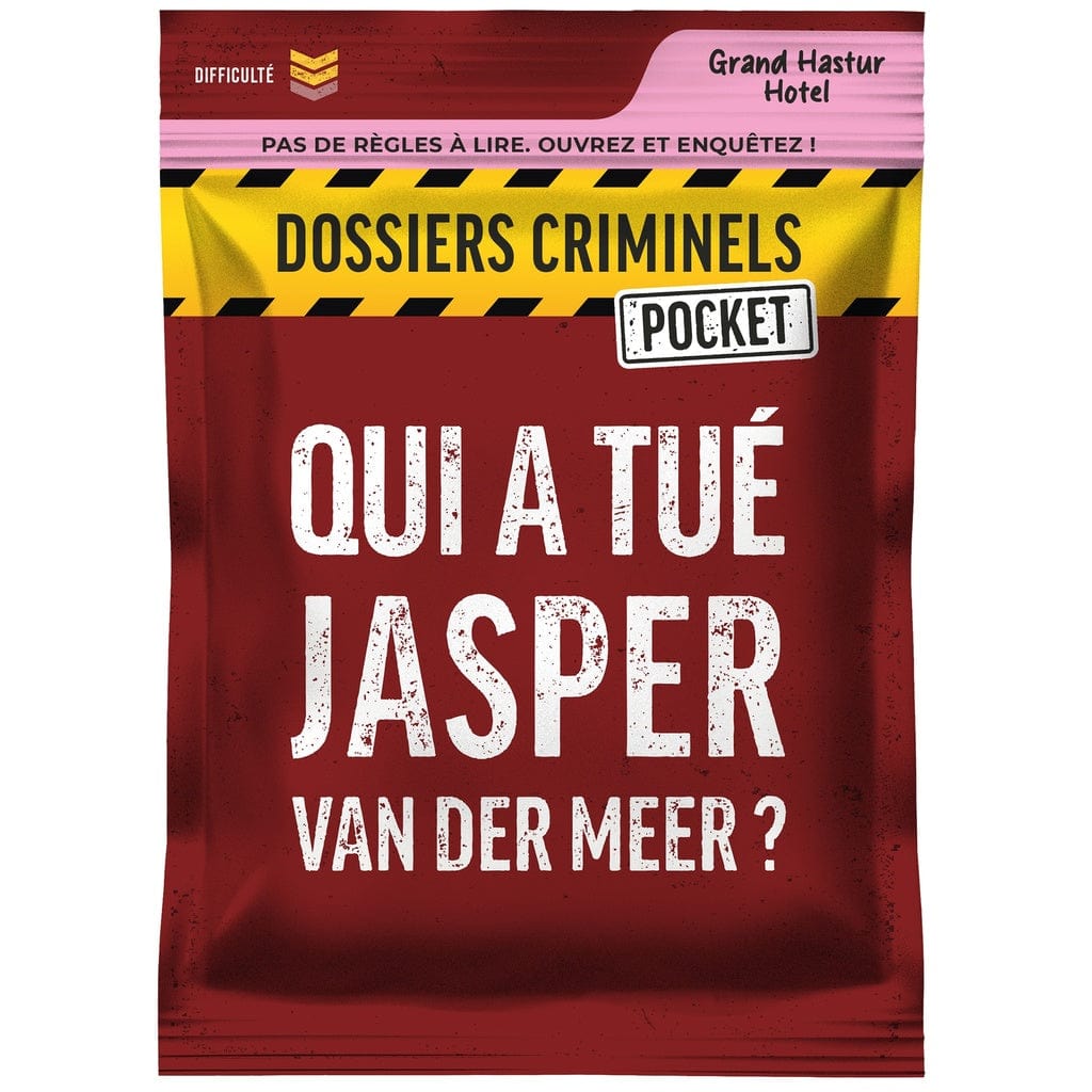 Dossiers Criminels Pocket: Qui a Tué Jasper Van Der Meer? (FR) JEUX - Détective & évasion